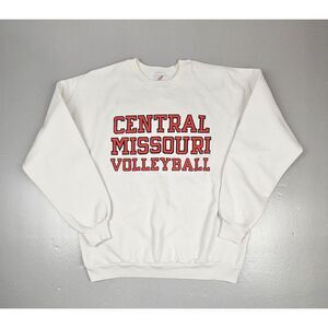 Vintage 90s Jerzees University‎ Of Central Missouri Sweatshirt Adult Size XL.